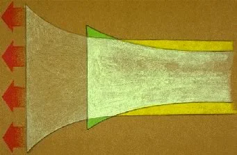 Surface remodeling of bone requires resorption (green areas) as well as deposition (yellow areas).