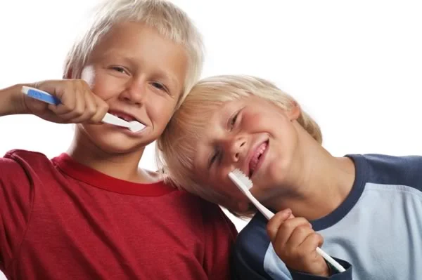 Two brothers: The brother on the right is three years older.