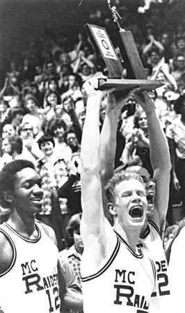 Newspaper photo, celebration after winning the championship: Wearing your elastics during the championship high school basketball game, as this boy obviously did, can be acceptable to peers—and is more likely to happen if the adolescent has been persuaded to test his friends’ response to doing that.