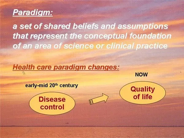Paradigm changes in health care.