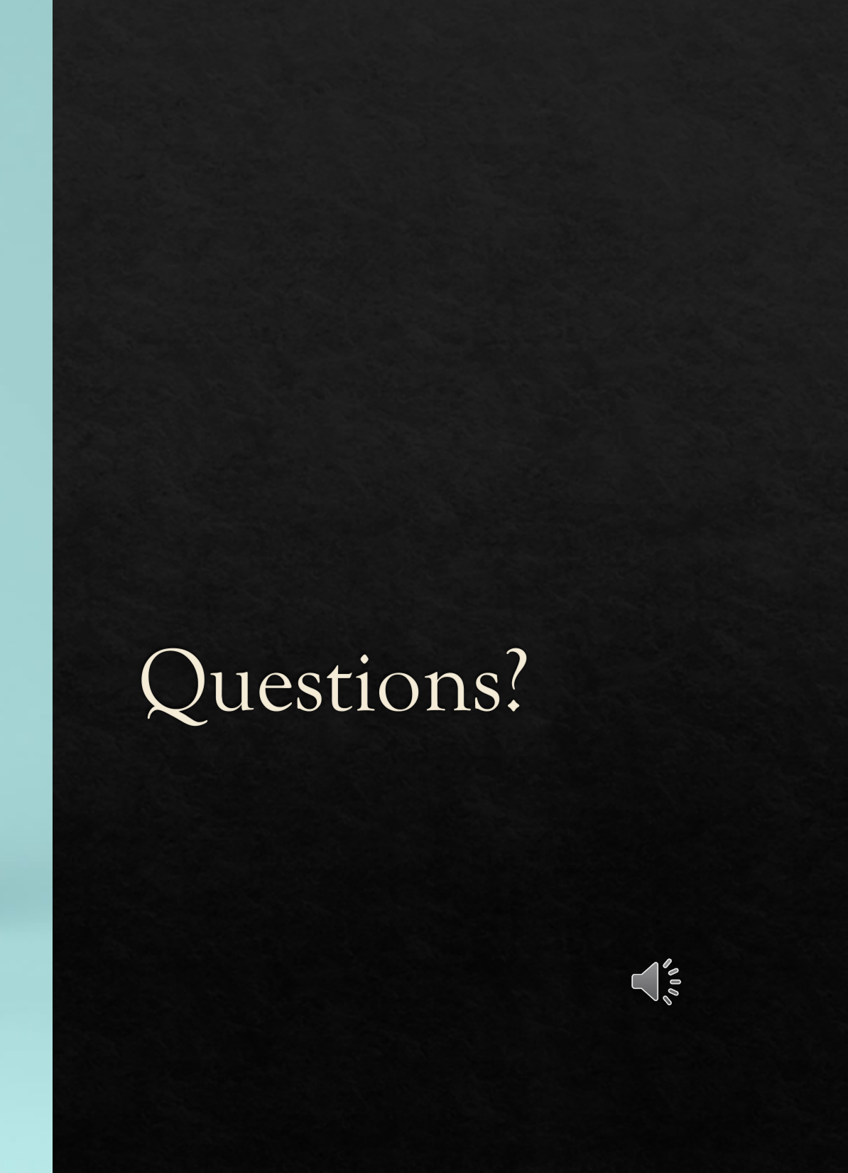 Questions?