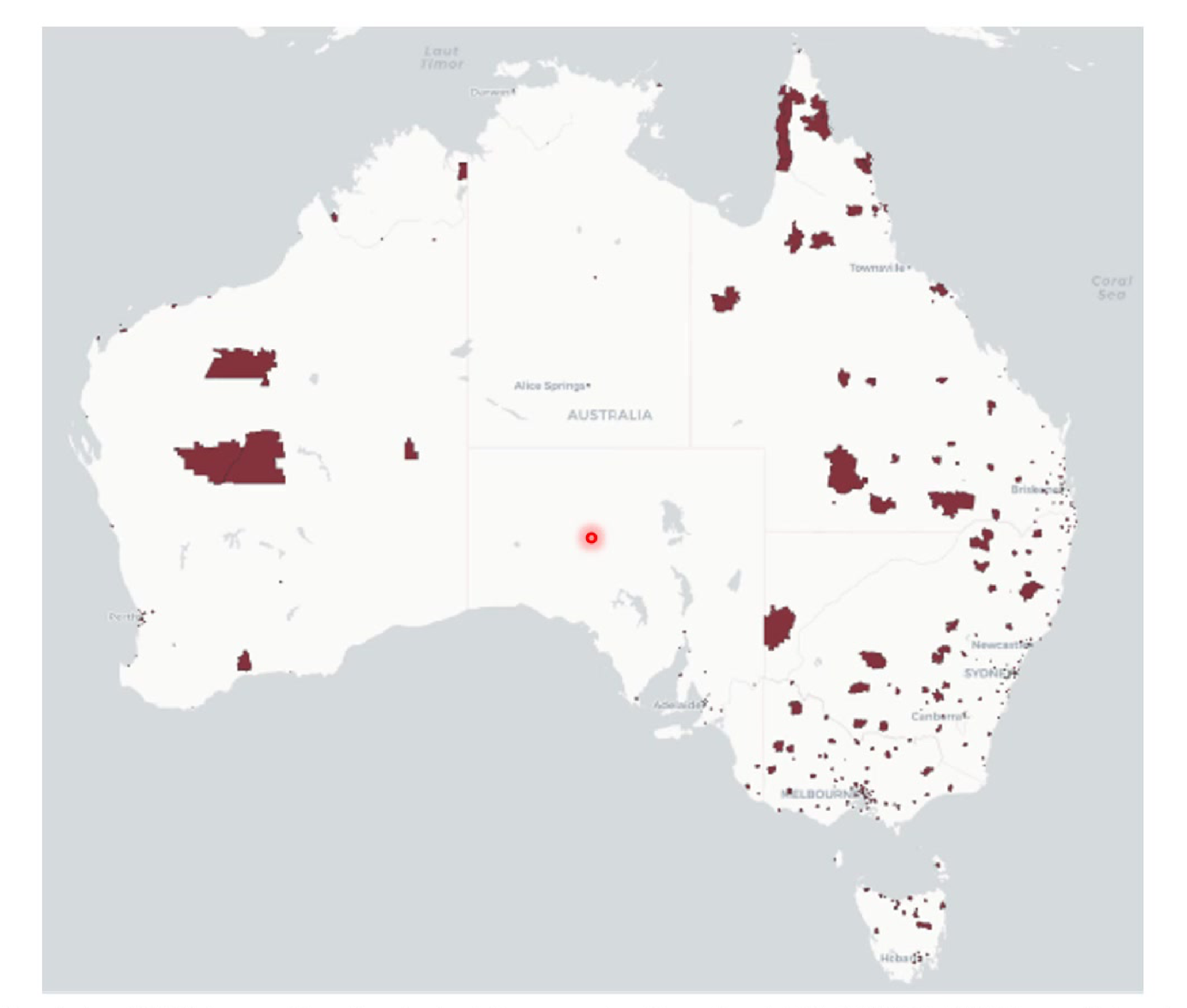 Source: Parliamentary Library using Australian Bureau of Statistics (ABS) Australian Statistical Geography Standard 2016 (ASGS 2016) spatial unit State Suburb (SSC 2016) and National Map.